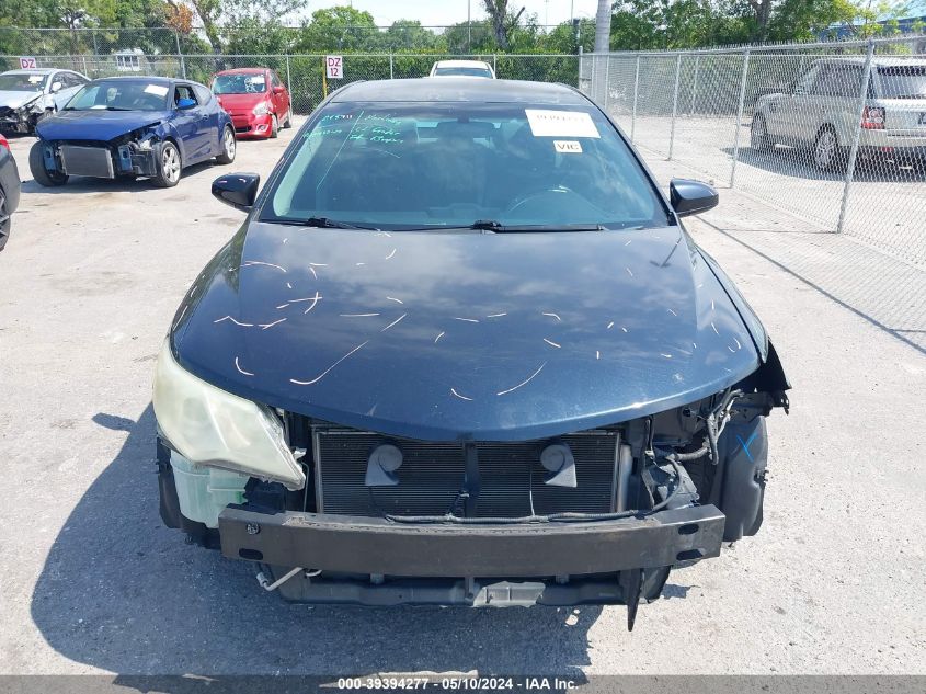 2012 Toyota Camry Le VIN: 4T1BF1FK2CU054317 Lot: 39394277