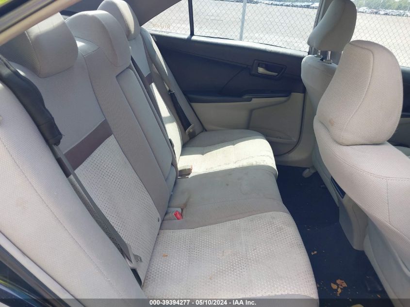 2012 Toyota Camry Le VIN: 4T1BF1FK2CU054317 Lot: 39394277