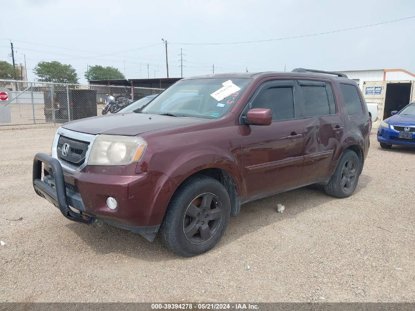 2011 Honda Pilot Ex-L VIN: 5FNYF4H55BB076214 Lot: 39394278