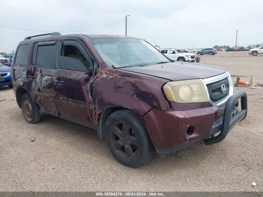 2011 Honda Pilot Ex-L VIN: 5FNYF4H55BB076214 Lot: 39394278