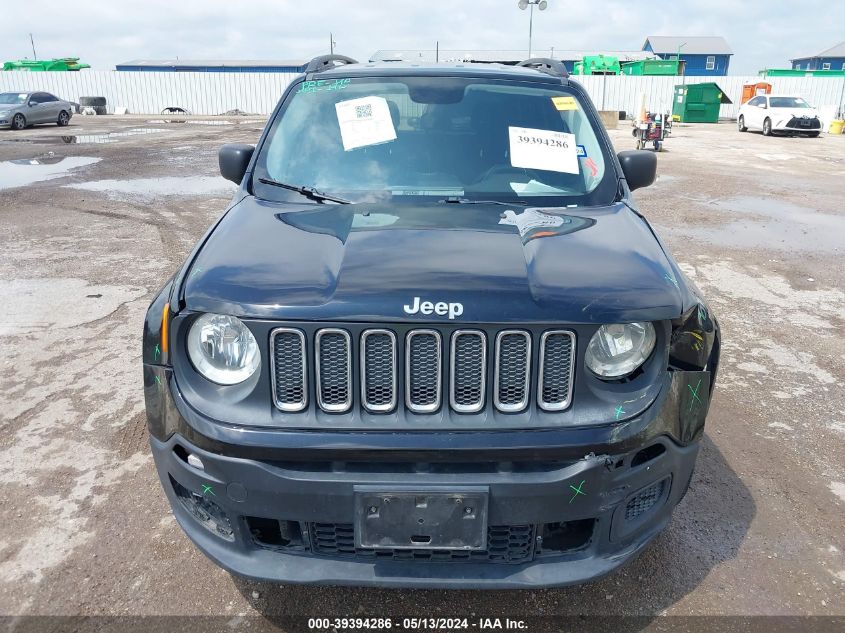 2016 Jeep Renegade Sport VIN: ZACCJAAT6GPD74092 Lot: 39394286