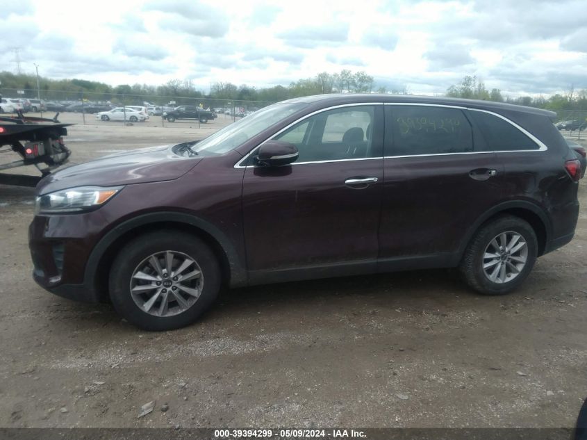 2020 Kia Sorento 3.3L Lx VIN: 5XYPG4A52LG635053 Lot: 39394299