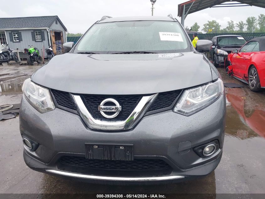 2016 Nissan Rogue Sl VIN: 5N1AT2MV2GC829671 Lot: 39394308