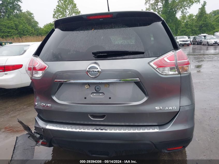 2016 Nissan Rogue Sl VIN: 5N1AT2MV2GC829671 Lot: 39394308