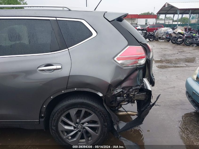 2016 Nissan Rogue Sl VIN: 5N1AT2MV2GC829671 Lot: 39394308