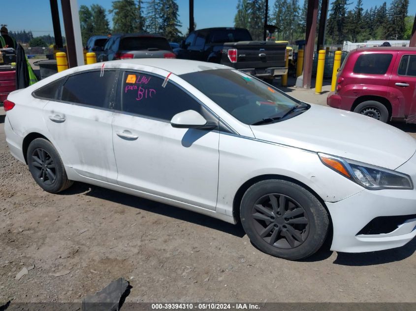 2016 Hyundai Sonata Se VIN: 5NPE24AF8GH270181 Lot: 39394310