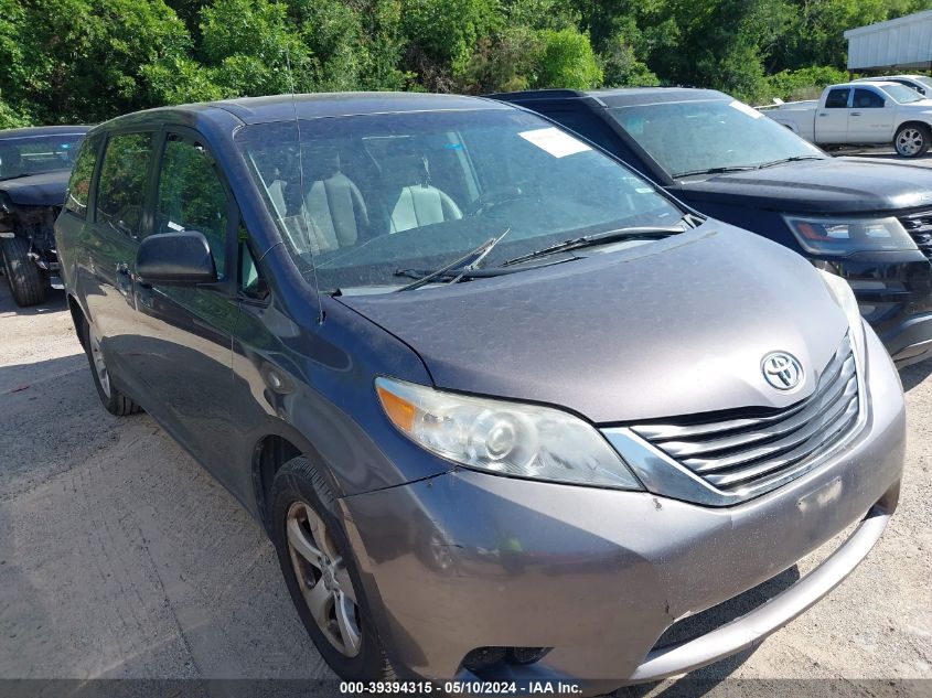 2011 Toyota Sienna VIN: 5TDKA3DCXBS004259 Lot: 39394315