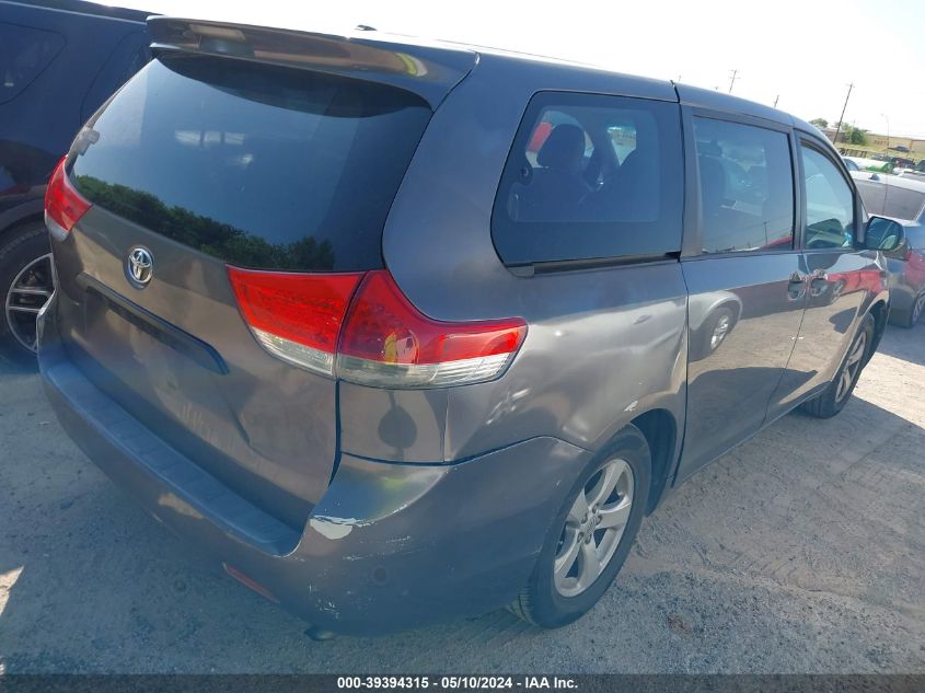 2011 Toyota Sienna VIN: 5TDKA3DCXBS004259 Lot: 39394315