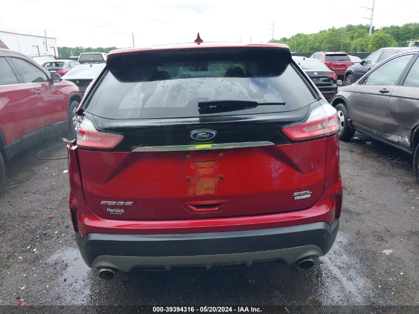 2019 Ford Edge Sel VIN: 2FMPK3J9XKBC69420 Lot: 39394316