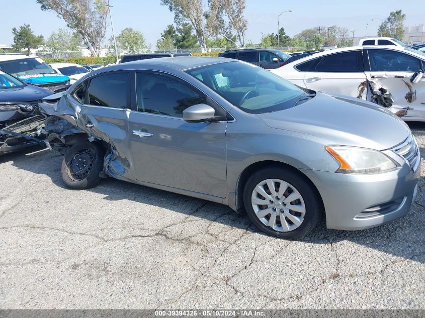 2014 Nissan Sentra S VIN: 3N1AB7AP7EY329300 Lot: 39394326