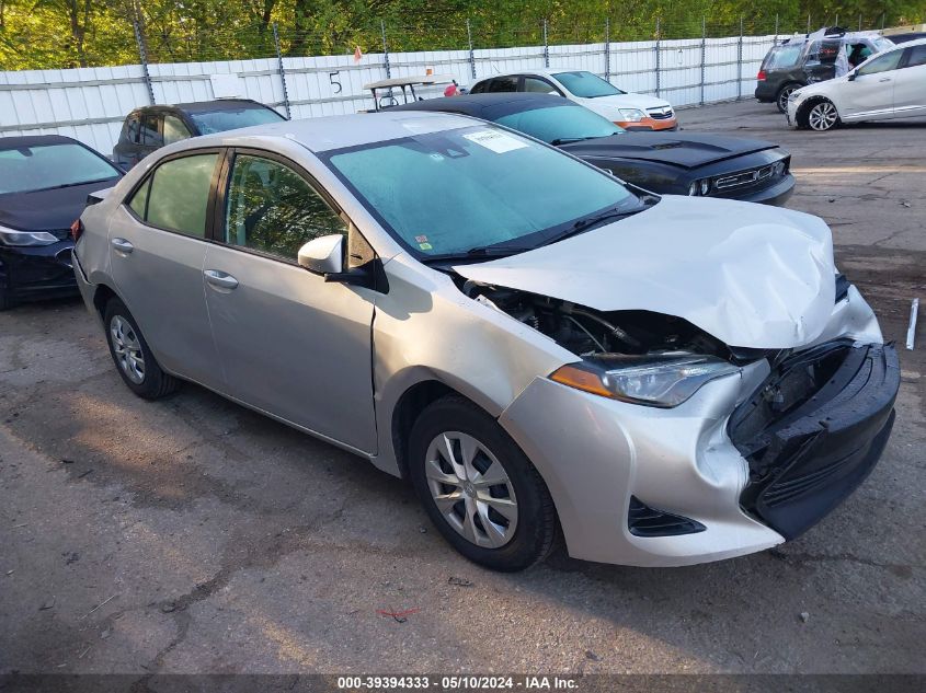 2018 Toyota Corolla L VIN: 5YFBURHE0JP764522 Lot: 39394333