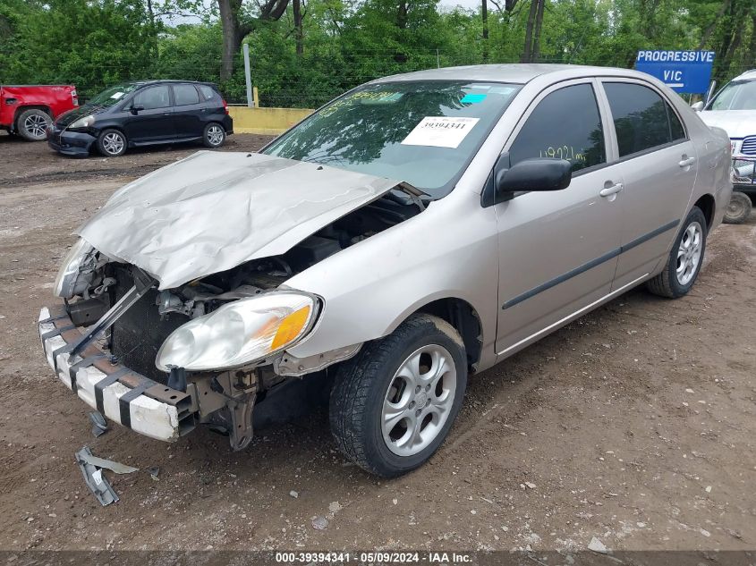 2003 Toyota Corolla Ce VIN: 1NXBR32E03Z047840 Lot: 39394341