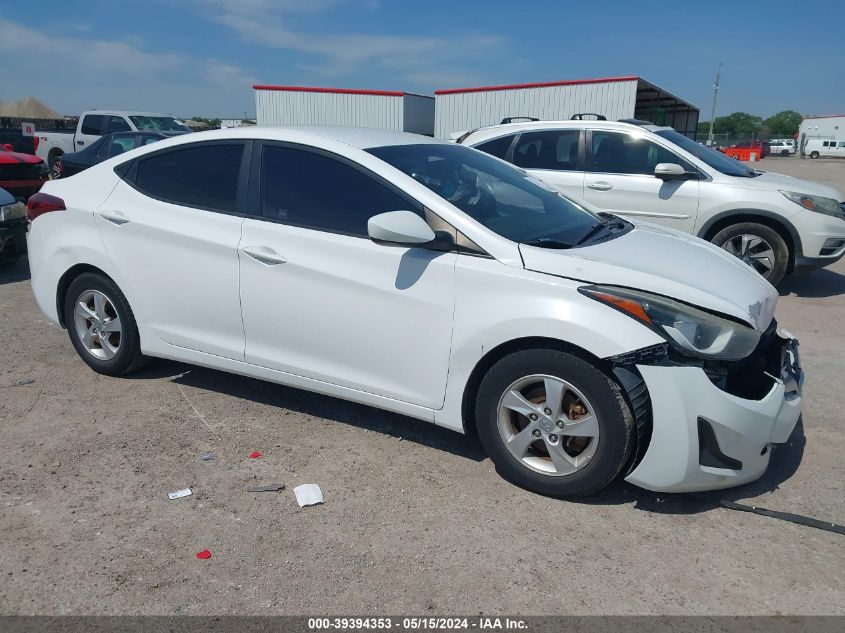 2014 Hyundai Elantra Se VIN: 5NPDH4AE7EH521870 Lot: 39394353