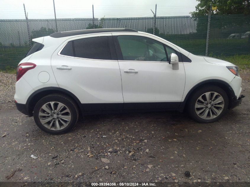 2019 Buick Encore Fwd Preferred VIN: KL4CJASB0KB912207 Lot: 39394356