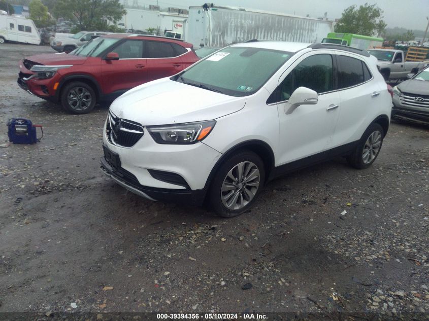 2019 Buick Encore Fwd Preferred VIN: KL4CJASB0KB912207 Lot: 39394356