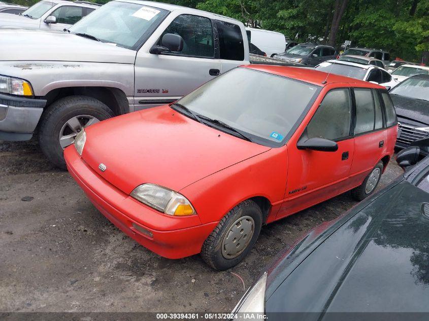 1989 Geo Metro Sprint VIN: JG1MR6168KK762764 Lot: 39394361