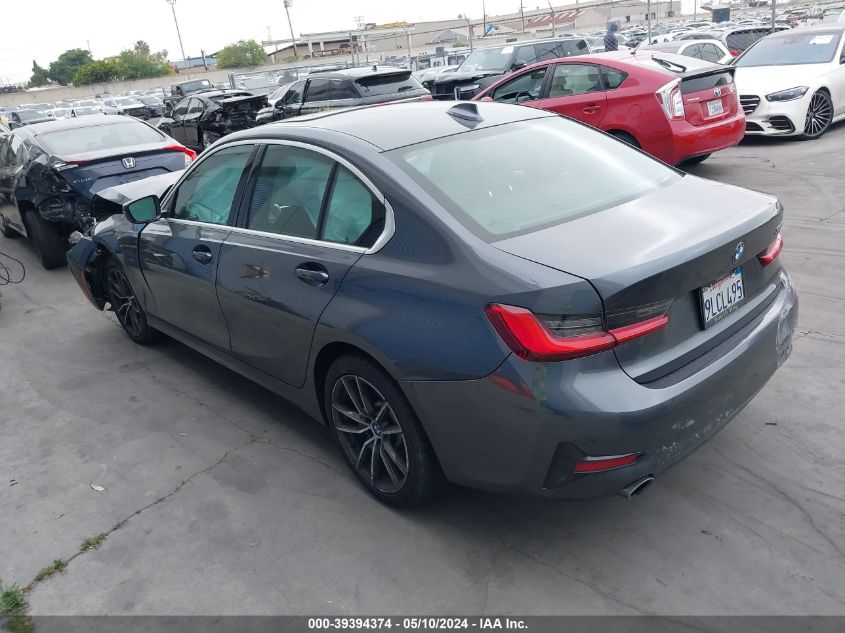 2021 BMW 330I VIN: 3MW5R1J06M8B64023 Lot: 39394374