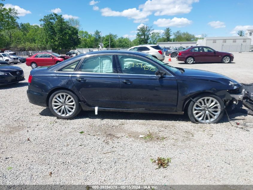 2013 Audi A6 2.0T Premium VIN: WAUGFAFC4DN140367 Lot: 39394375