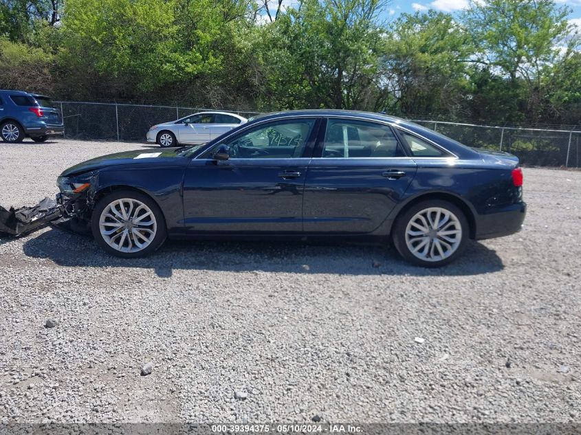 2013 Audi A6 2.0T Premium VIN: WAUGFAFC4DN140367 Lot: 39394375