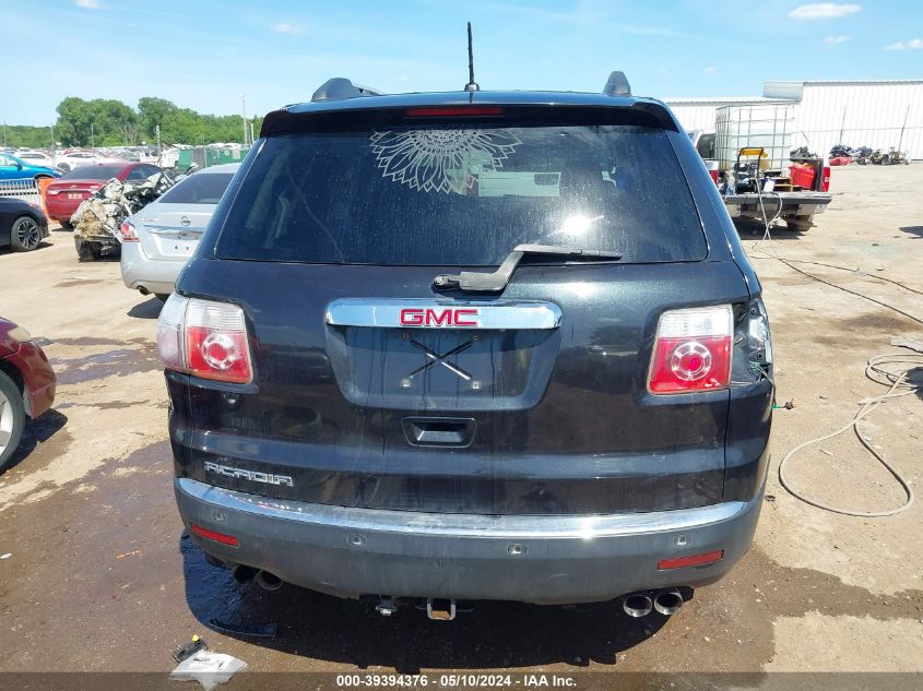 2010 GMC Acadia Slt-2 VIN: 1GKLRNED3AJ250957 Lot: 39394376