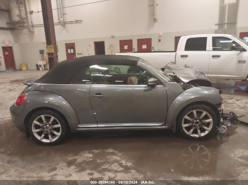 2013 Volkswagen Beetle 2.5L VIN: 3VW5P7AT3DM802836 Lot: 39394380