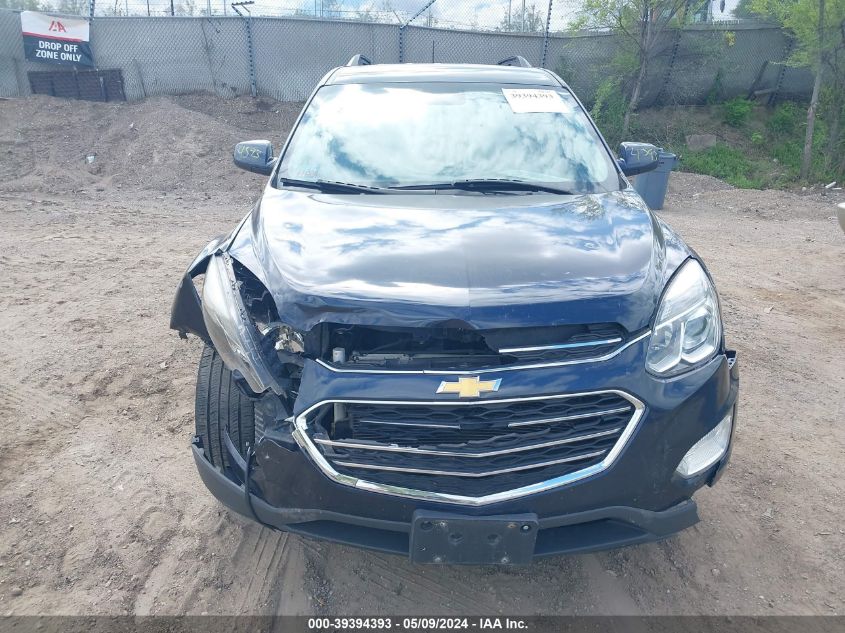 2016 Chevrolet Equinox Lt VIN: 2GNFLFEK6G6351101 Lot: 39394393