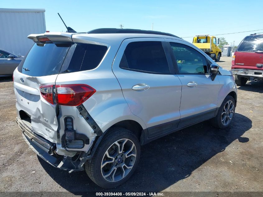 2019 Ford Ecosport Ses VIN: MAJ6S3JL3KC285377 Lot: 39394408