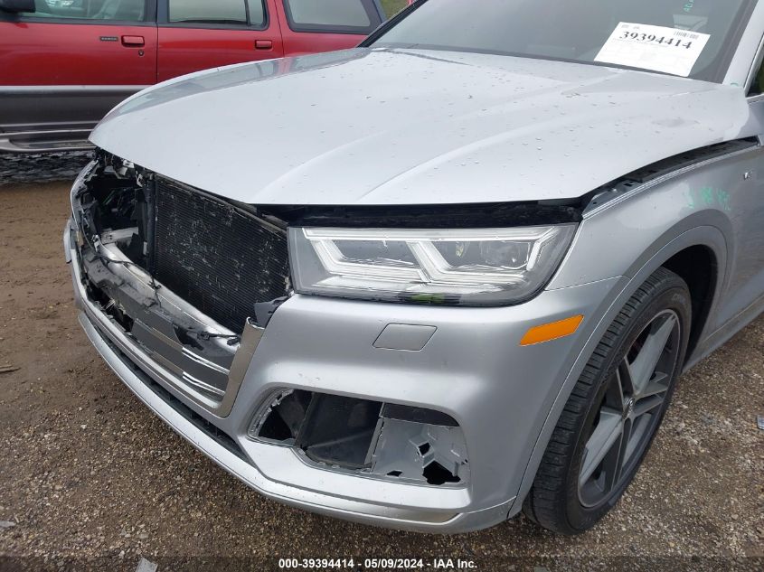 2018 Audi Sq5 3.0T Premium Plus VIN: WA1A4AFY6J2025240 Lot: 39394414