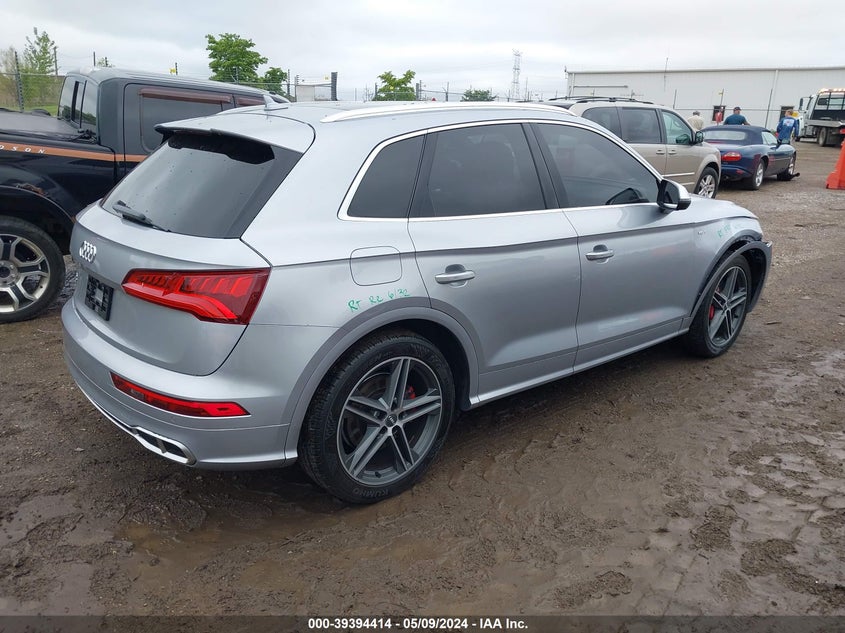2018 Audi Sq5 3.0T Premium Plus VIN: WA1A4AFY6J2025240 Lot: 39394414