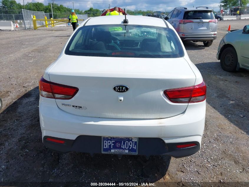 2020 Kia Rio Lx VIN: 3KPA24AD9LE278513 Lot: 39394444