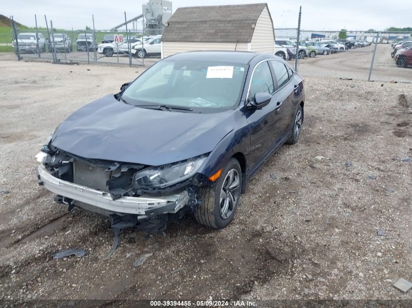 2020 Honda Civic Lx VIN: 2HGFC2F66LH515501 Lot: 39394455