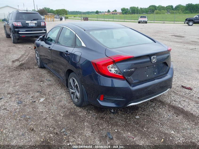 2020 Honda Civic Lx VIN: 2HGFC2F66LH515501 Lot: 39394455