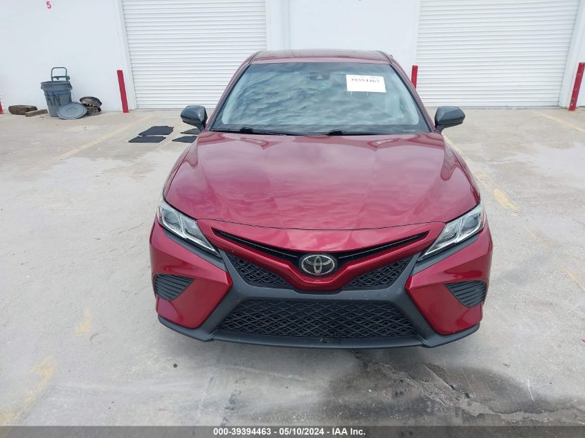 2018 Toyota Camry Se VIN: 4T1B11HK0JU583709 Lot: 39394463