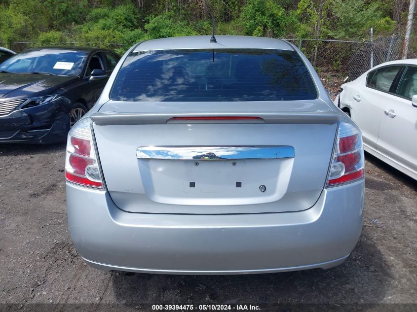 2011 Nissan Sentra 2.0S VIN: 3N1AB6AP4BL729821 Lot: 39394475