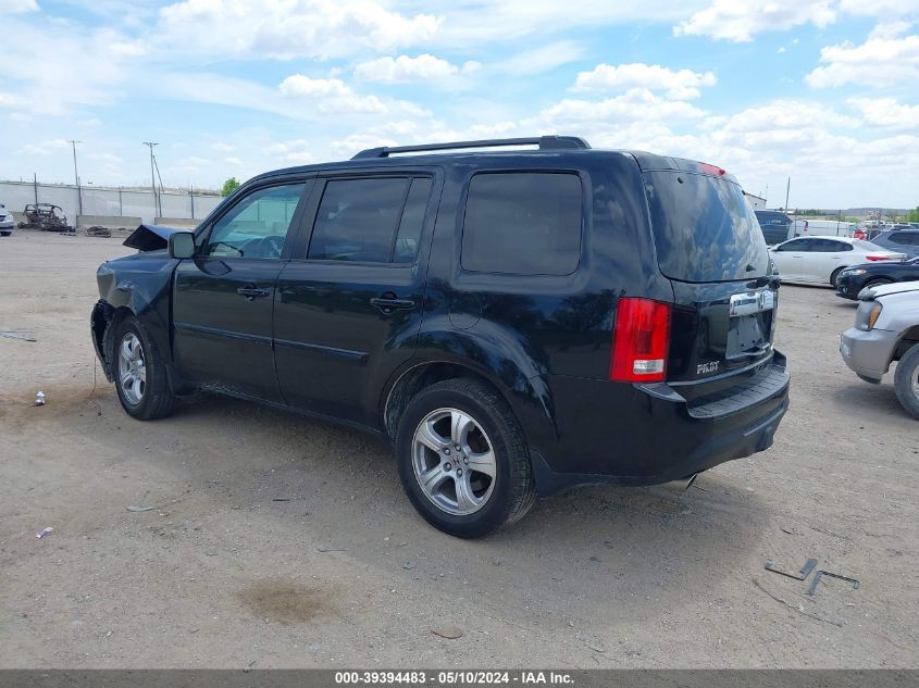 2012 Honda Pilot Ex-L VIN: 5FNYF4H70CB080108 Lot: 39394483