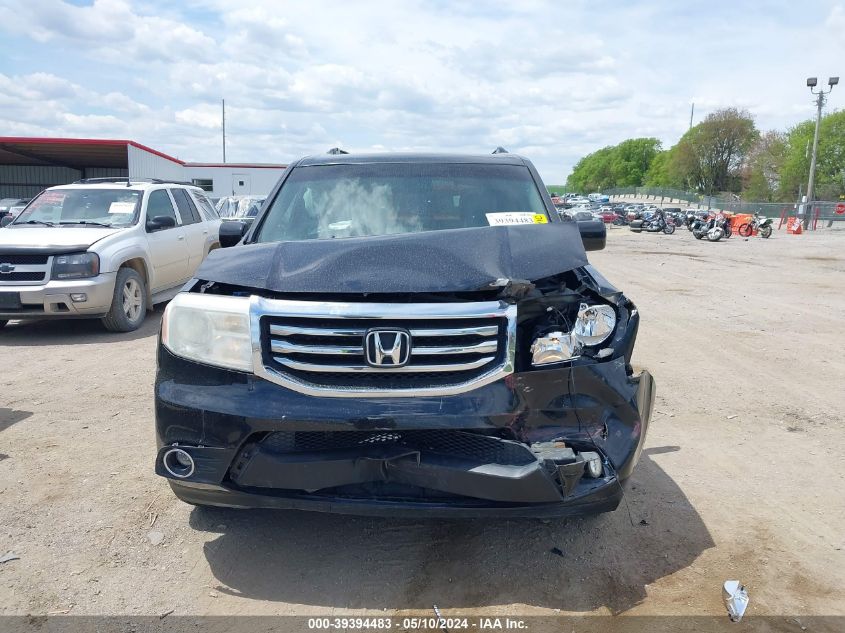 2012 Honda Pilot Ex-L VIN: 5FNYF4H70CB080108 Lot: 39394483