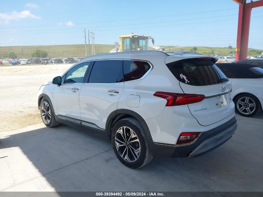 2020 Hyundai Santa Fe Limited 2.0T VIN: 5NMS5CAA5LH174184 Lot: 39394492