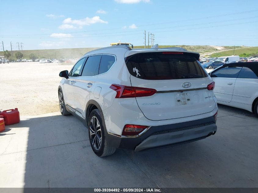 2020 Hyundai Santa Fe Limited 2.0T VIN: 5NMS5CAA5LH174184 Lot: 39394492