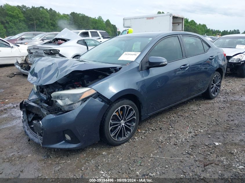 2015 TOYOTA COROLLA S PLUS - 2T1BURHE3FC478462