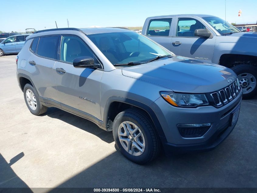 2018 Jeep Compass Sport 4X4 VIN: 3C4NJDAB3JT392244 Lot: 39394500