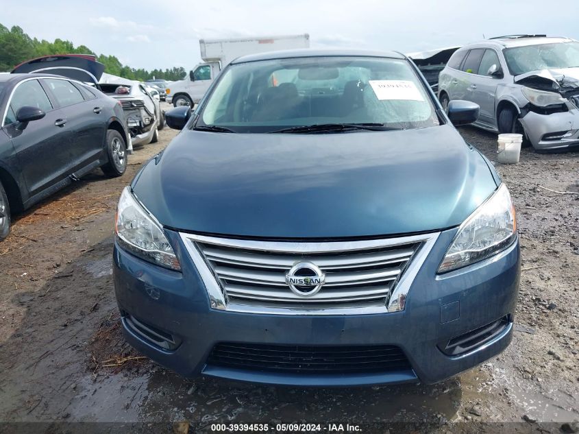 2014 Nissan Sentra Sv VIN: 3N1AB7AP7EY298906 Lot: 39394535