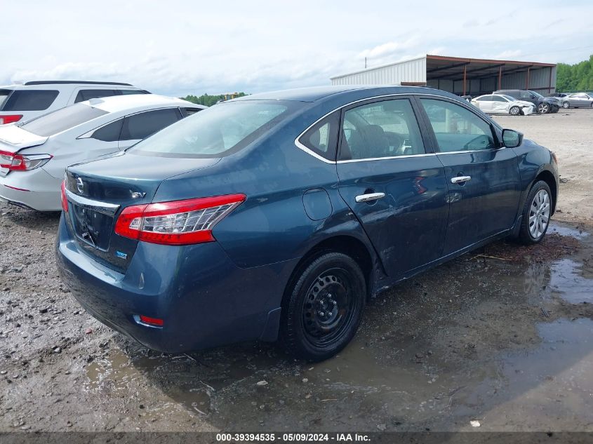 2014 Nissan Sentra Sv VIN: 3N1AB7AP7EY298906 Lot: 39394535