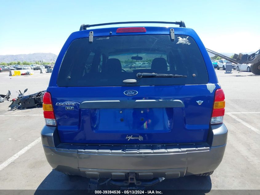 2006 Ford Escape Xlt/Xlt Sport VIN: 1FMYU93186KA86294 Lot: 39394536