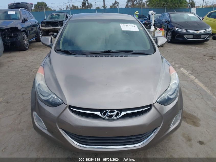 2013 Hyundai Elantra Gls VIN: 5NPDH4AE7DH344638 Lot: 39394539