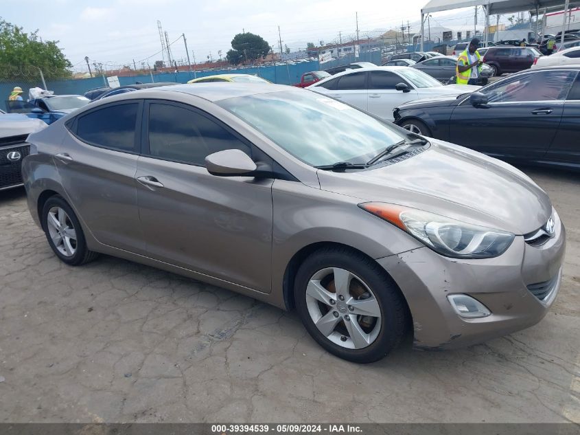 2013 Hyundai Elantra Gls VIN: 5NPDH4AE7DH344638 Lot: 39394539