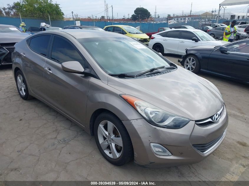 2013 Hyundai Elantra Gls VIN: 5NPDH4AE7DH344638 Lot: 39394539