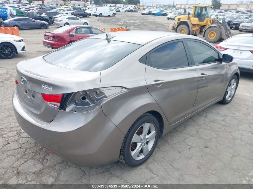 2013 Hyundai Elantra Gls VIN: 5NPDH4AE7DH344638 Lot: 39394539