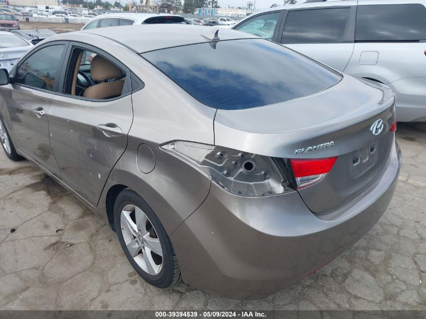 2013 Hyundai Elantra Gls VIN: 5NPDH4AE7DH344638 Lot: 39394539