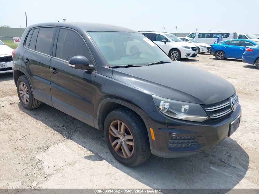 2013 Volkswagen Tiguan S VIN: WVGAV3AX9DW593522 Lot: 39394542