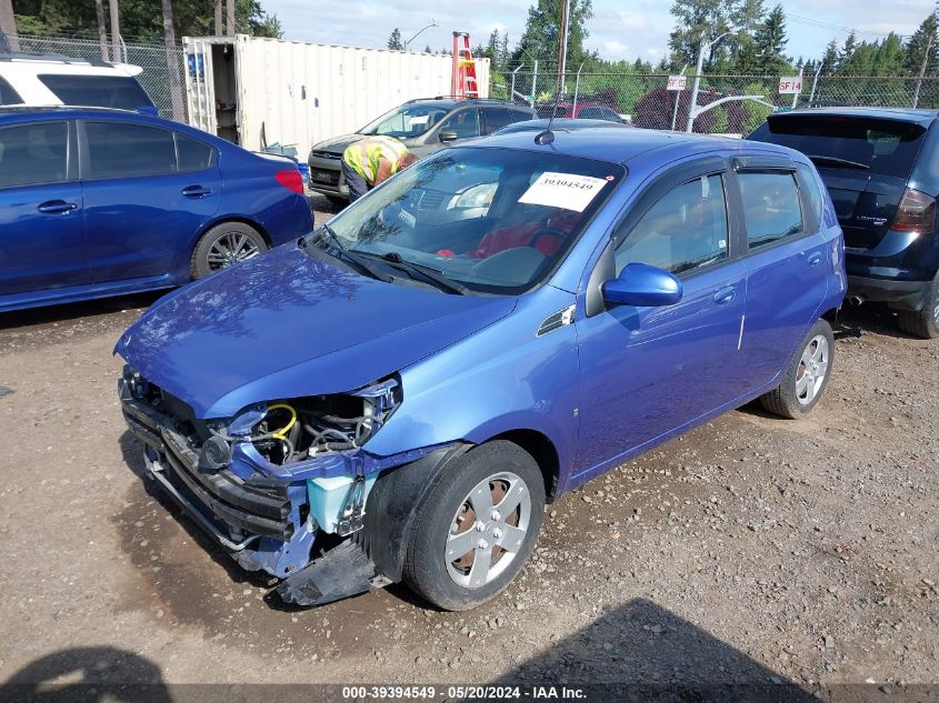 2009 Chevrolet Aveo Lt VIN: KL1TD66E79B319489 Lot: 39394549